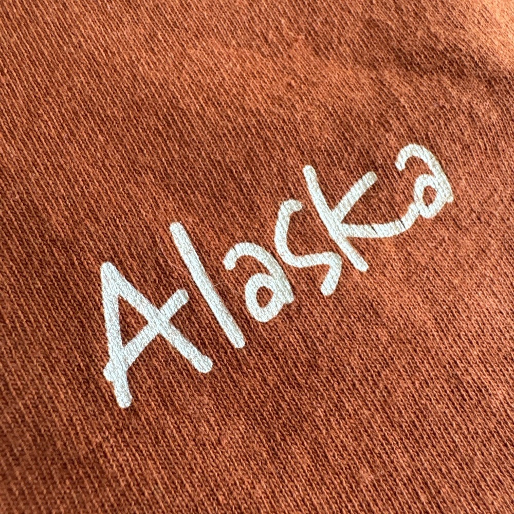 Vintage Alaska Shirt Med Burnt Orange Moose Trees Alstyle Apparel‎ & Activewear - Picture 5 of 9